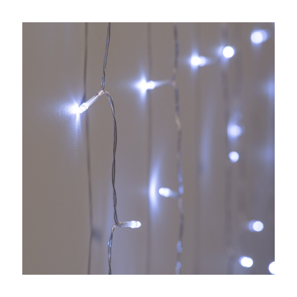 Ruban LED blanc froid à piles 1M - Guirlande et décoration