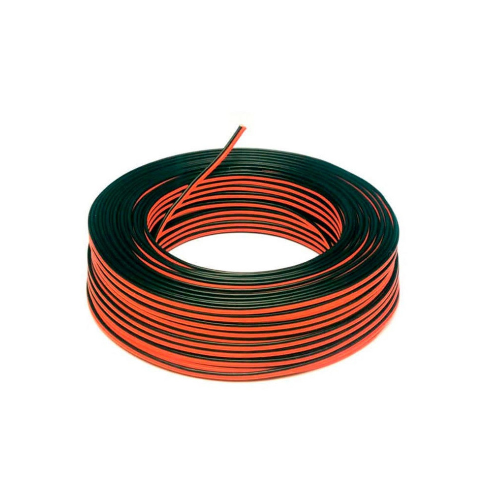 Rouleau 100m Cable électrique 4x0.5mm2 pour ruban led strip 12v ou 24v rgb