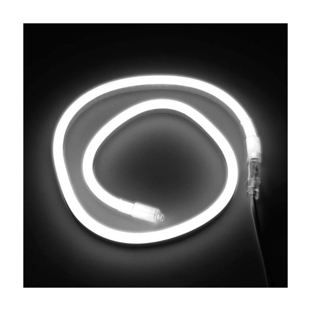 vimeepro Ruban LED néon 2 m, 5 V, étanche, ruban lumineux LED, flexible,  pour l'intérieur et l'extérieur (sans bloc d'alimentation/bleu) :  : Luminaires et Éclairage