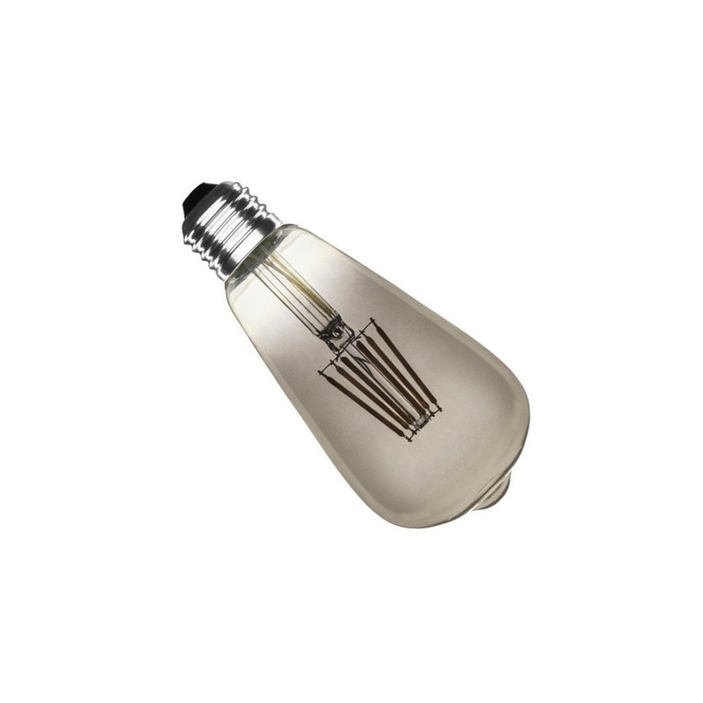 Dimmable E27 ampoule LED, G95, 5w, le verre de fumée, 2200K
