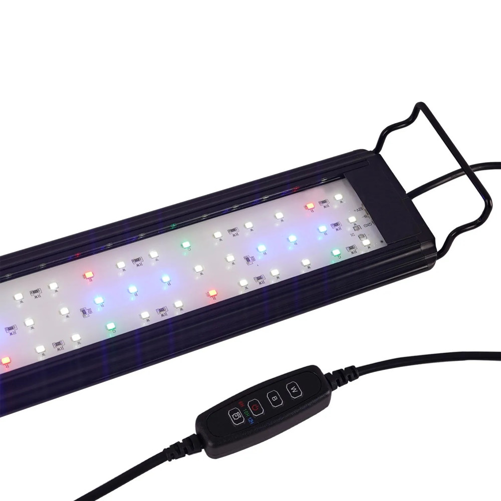 16W Aquarium LED avec minuterie éclairage coquillages, 50-65cm