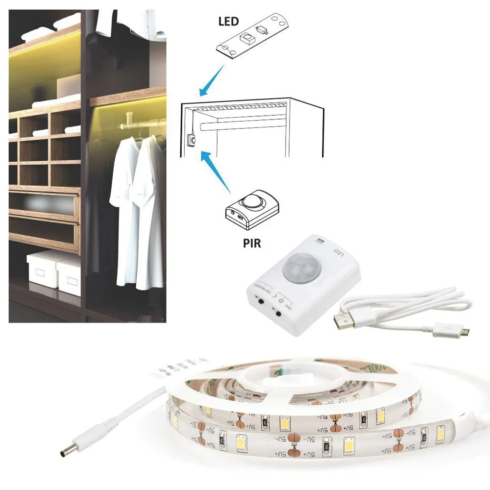 Détecteur de mouvement encastrable ou en applique pour ruban LED - ®